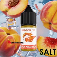 Dragon Salt Likit V2 Peach İce 30ml