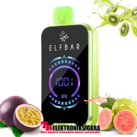 Elf Bar Raya D2 20000 Puff Bar %5 Nikotin Kiwi Passion Fruit Guava