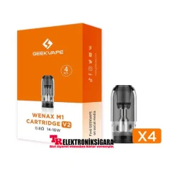 GeekVape WENAX M1/M2 Pod (Kartuş) 4'lü Paket