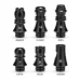 KIZOKU Satranç Serisi 510 Drip Tip Black