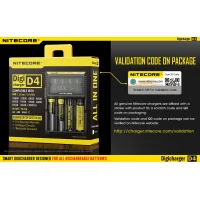 Nitecore Digi Charger D4  4 lü Pil Şarj Cihazı