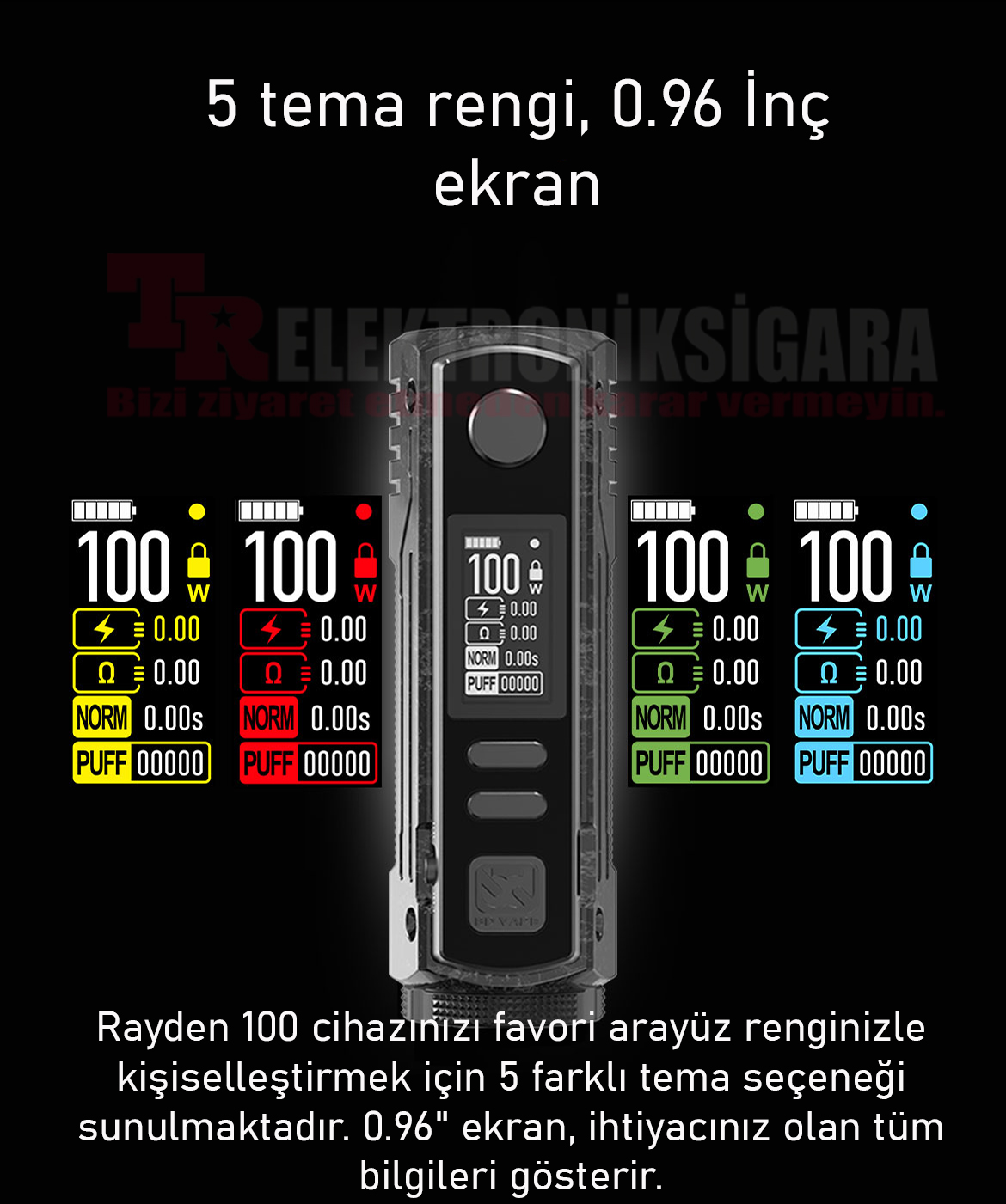 Bd Vape Rayden 100 V2 Mod