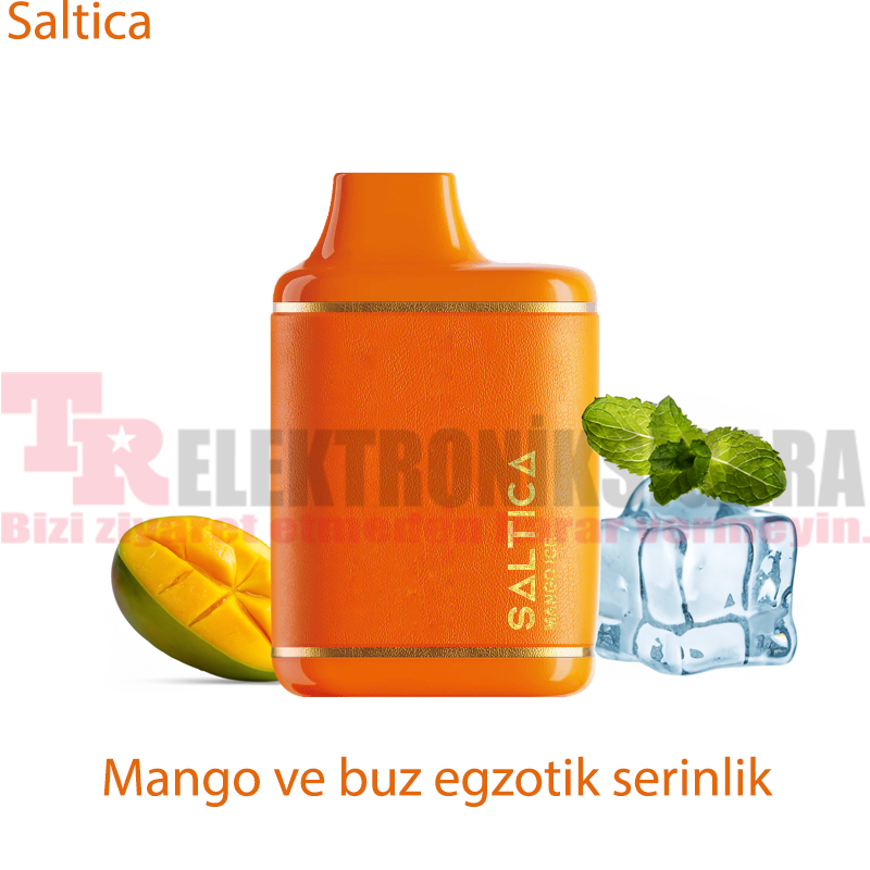 Saltica Leather 7000 Puff Bar 50mg Nikotin Mango İce