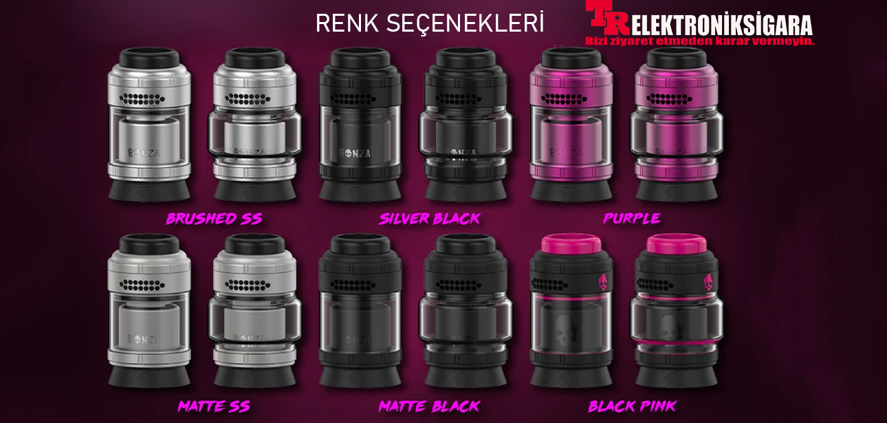 Thunder Cloud Bonza Pro RTA renk seçenekleri