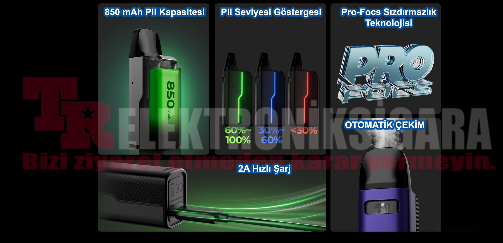 Uwell Caliburn GZ2 pod mod tanıtımı
