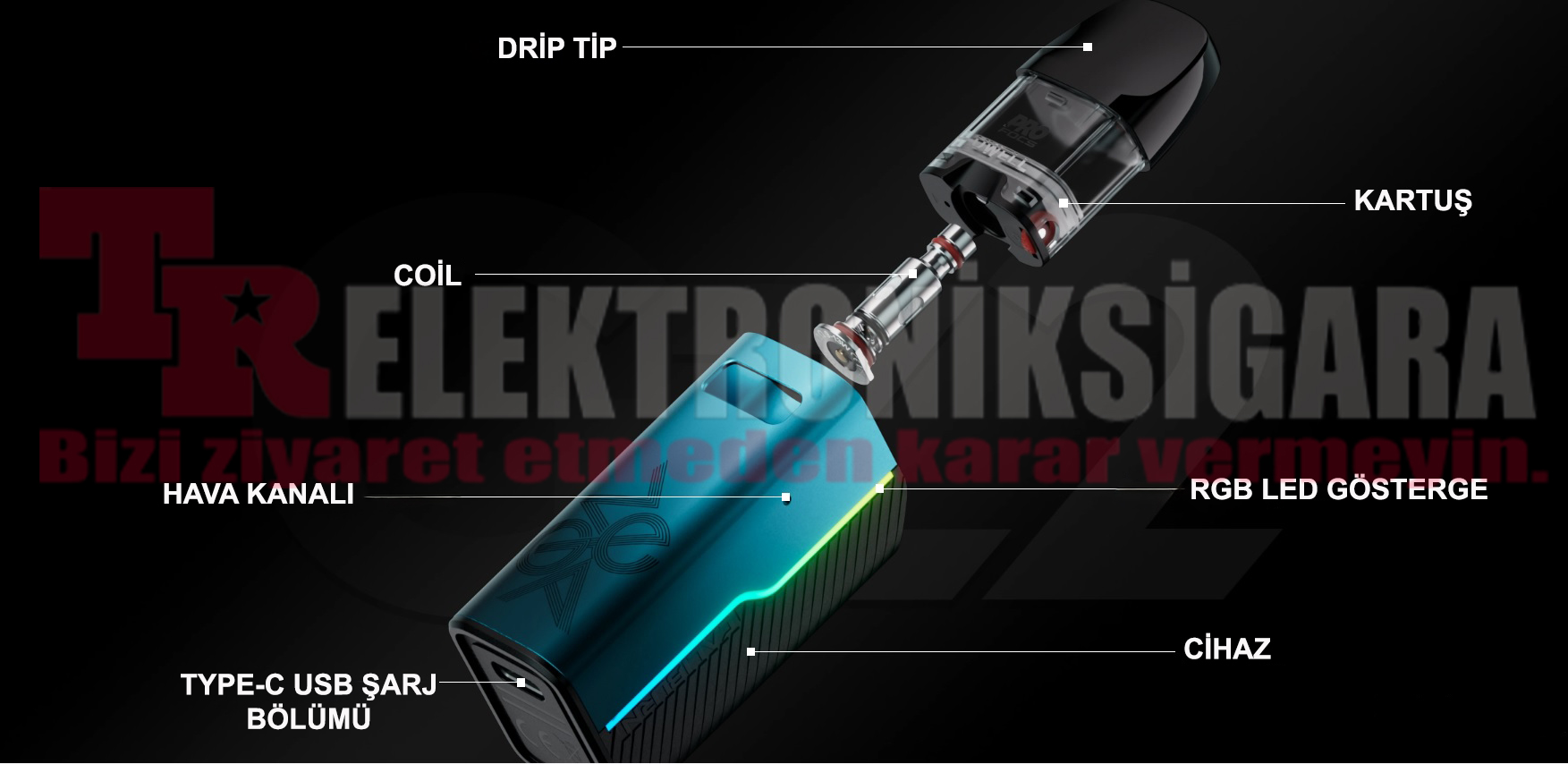 Uwell Caliburn GZ2 coil ve kartuş özellikleri