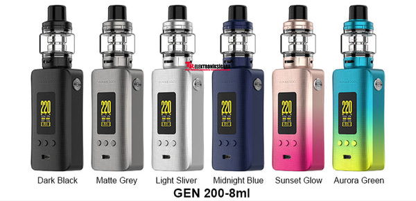 Vaporesso GEN 200 Kit renk seçenekleri