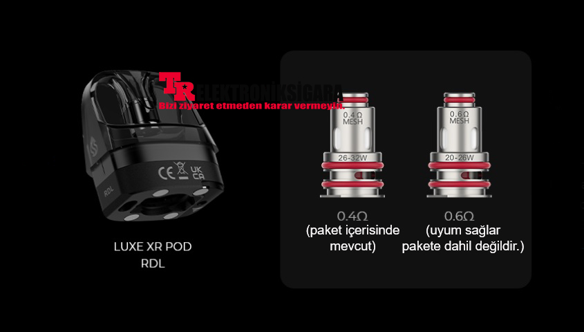 Vaporesso LUXE XR RDL kartuş