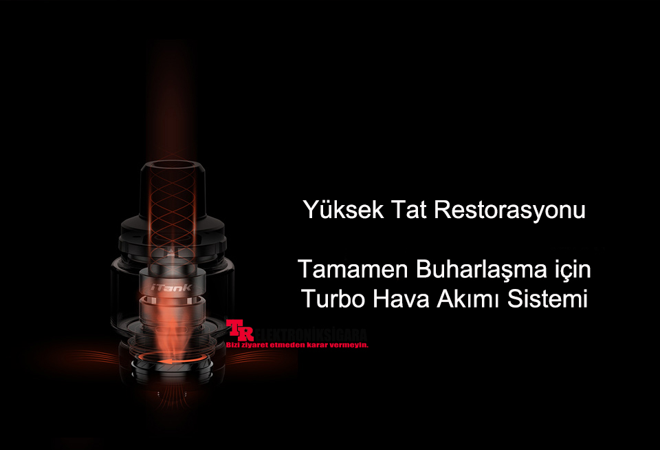Vaporesso TARGET 200 iTank Turbo hava akışı