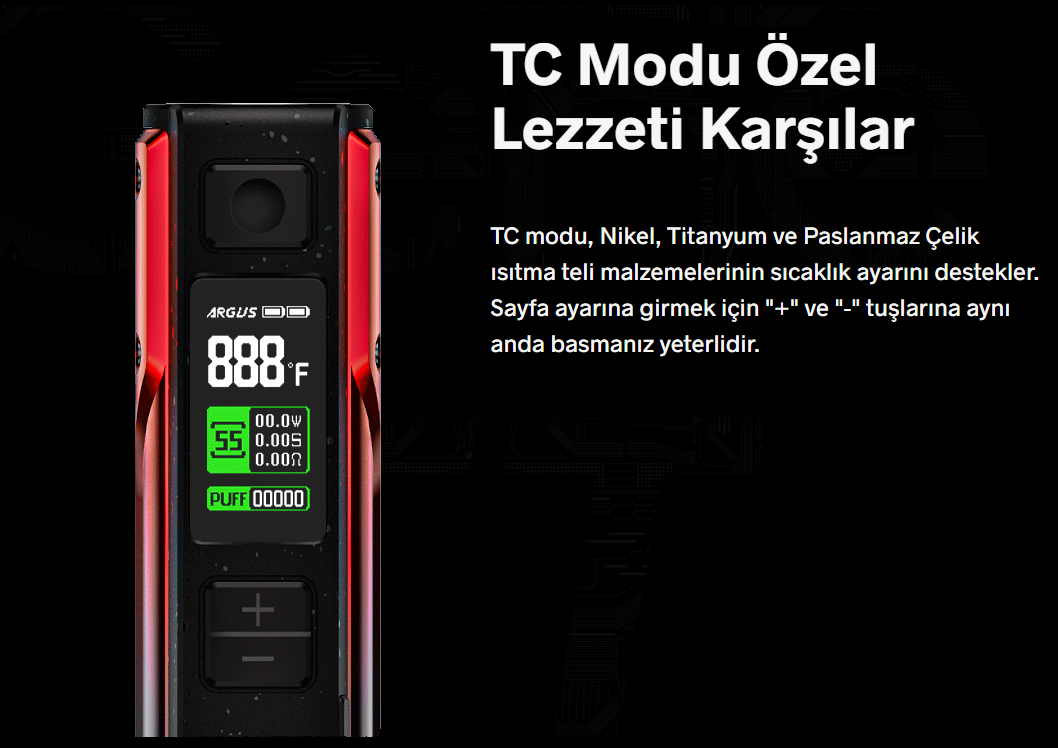 Voopoo Argus Gt 160W Pod Kit Elektronik Sigara