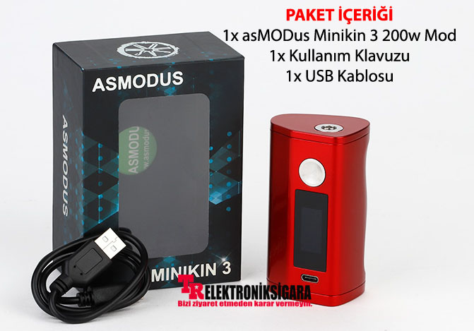 asMODus Minikin 3 200w Box Mod
