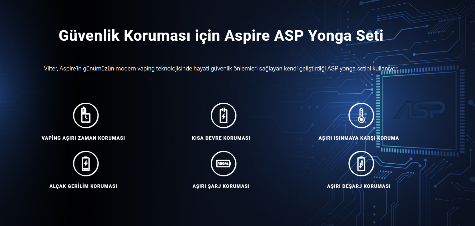 Aspire Vilter Kit Pod Mod Elektronik Sigara 