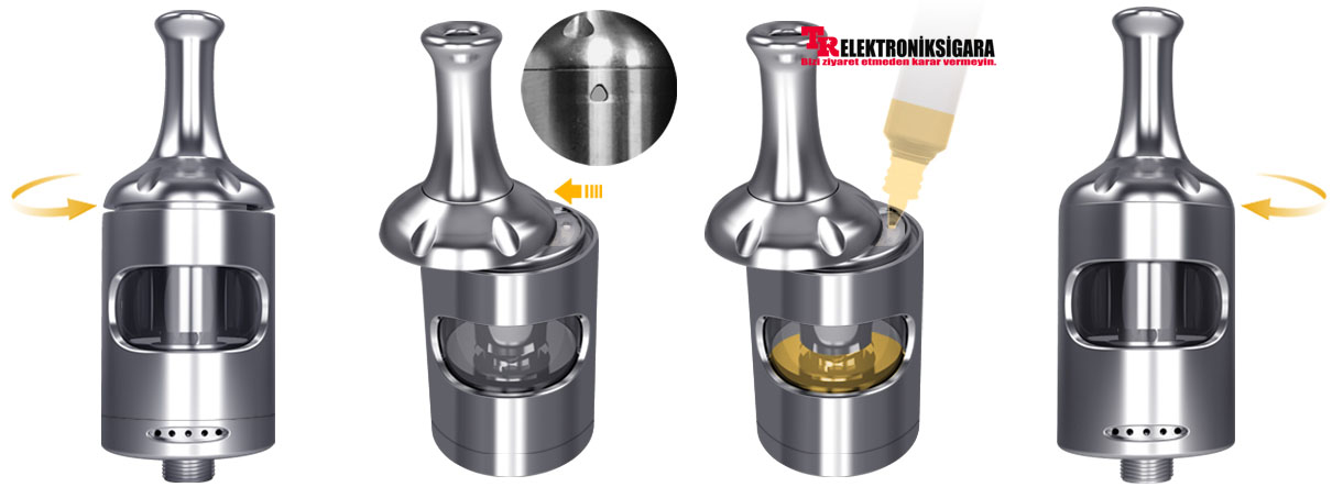 Aspire Nautilus 2S çocuk kilitli üst dolum sistemi