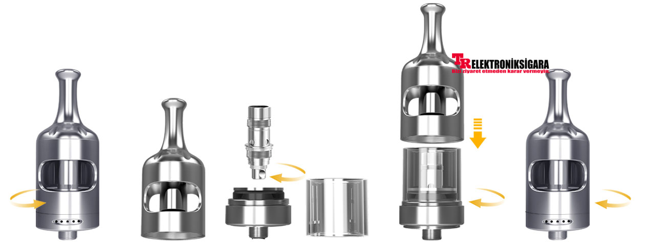 Aspire Nautilus 2S coil değiştirme sistemi