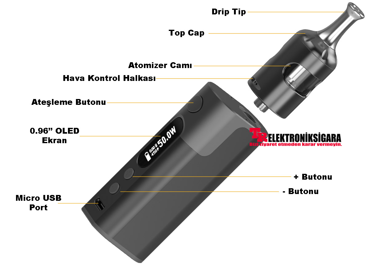 Aspire Zelos 50W MTL Natilius 2S Kit
