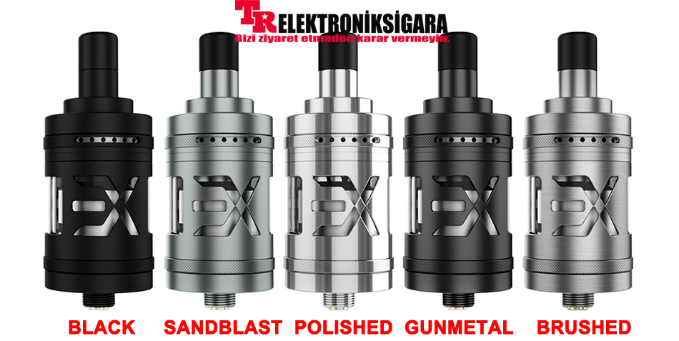 eXvape eXpromizer V5 MTL RTA renk seçenekleri