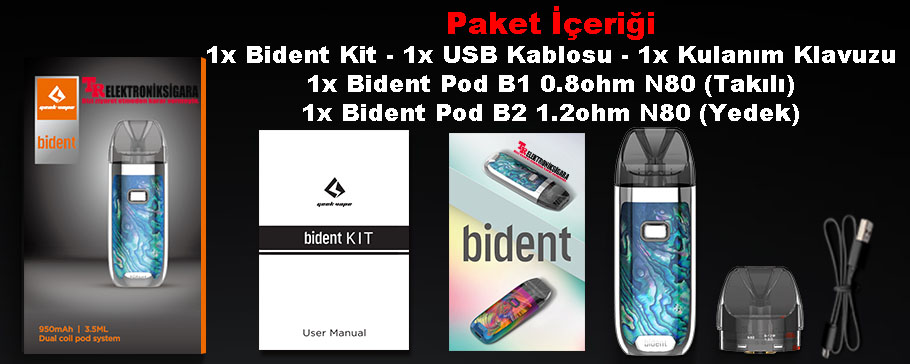 GeekVape Bident Pod Mod Elektronik Sigara