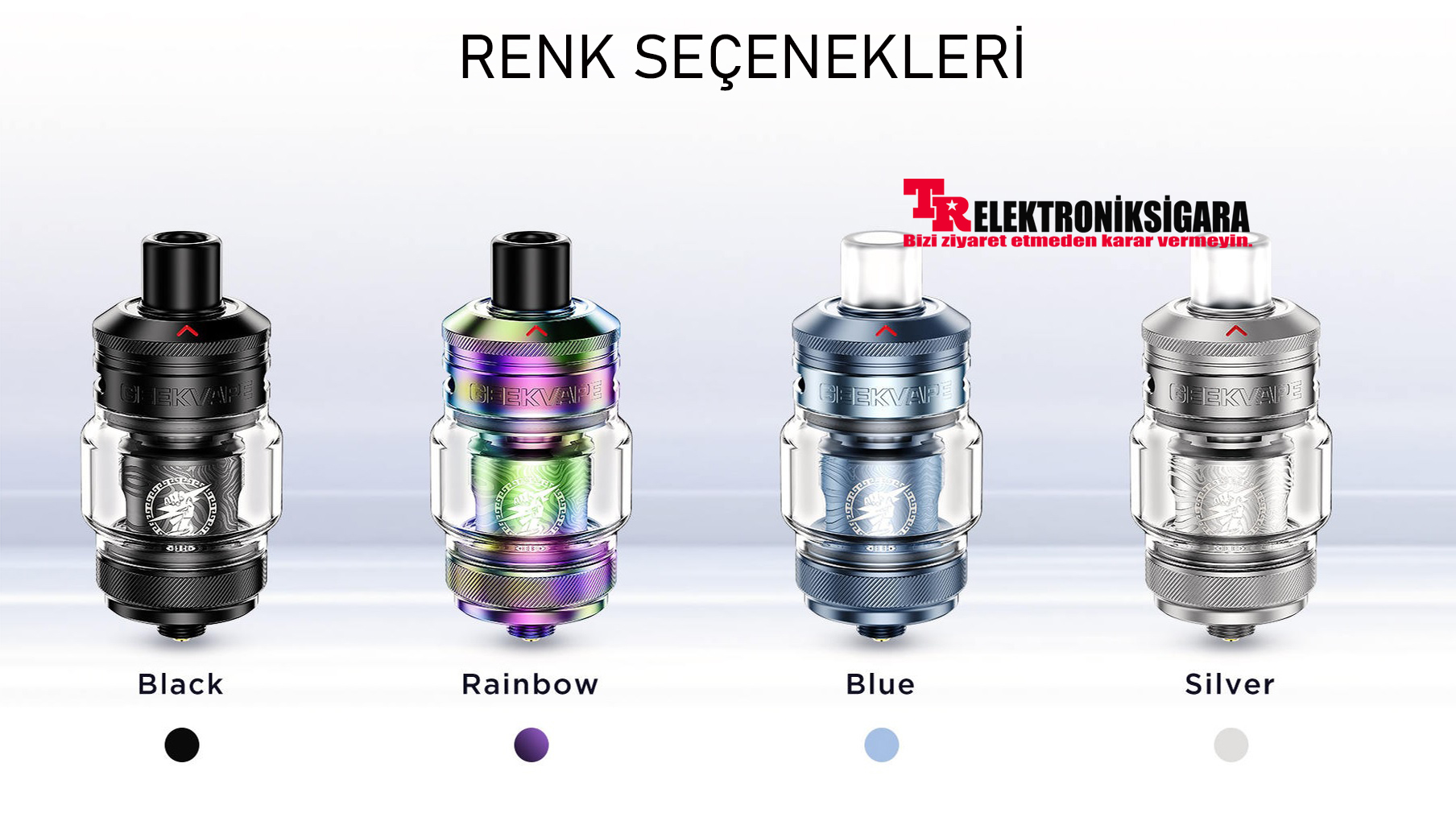GeekVape Z Nano 3 Tank renk seçenekleri