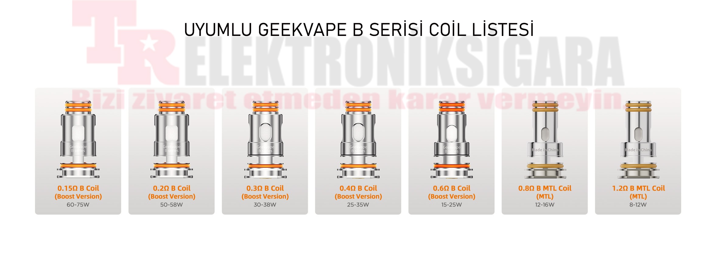 GeekVape Z Nano 3 Tank uyumlu B Serisi coiller