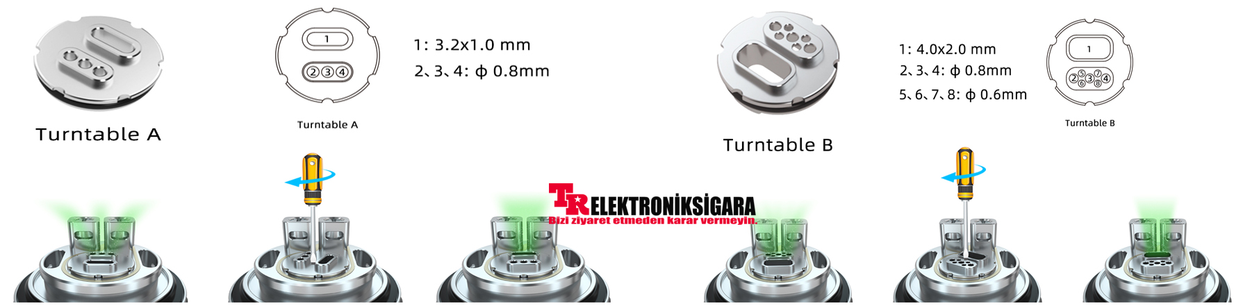 HellVape MD RTA hava akışı ve iç yapı