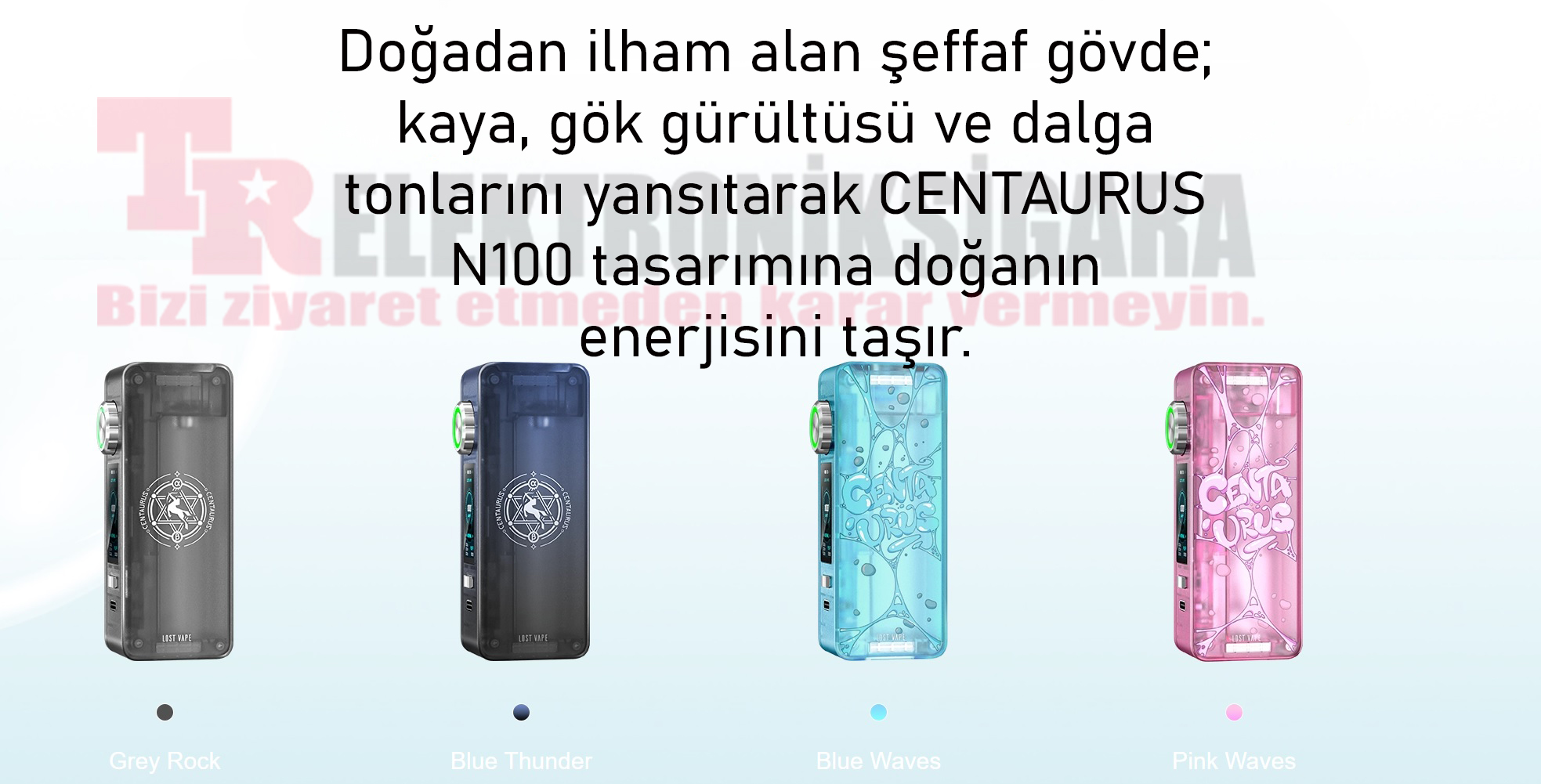 Lost Vape Centaurus N100 Box Mod renk seçenekleri