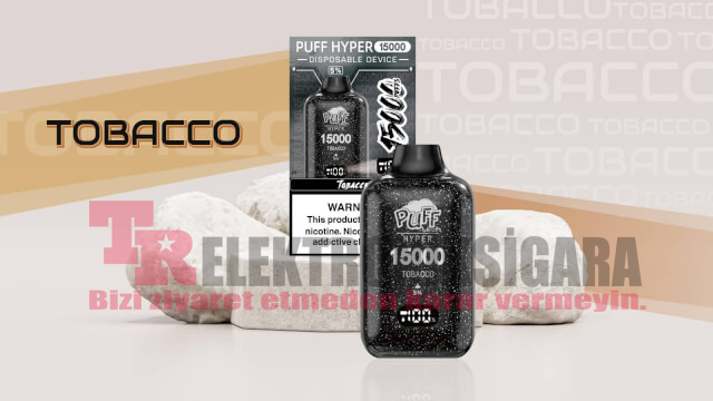 Pufftech Hyper 15000 Puff Bar %5 Nikotin Tobacco