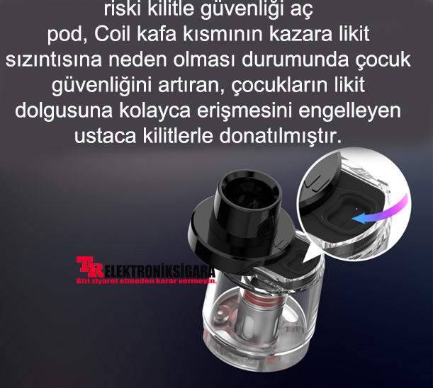 SMOK RPM 100 üstten likit dolum sistemi