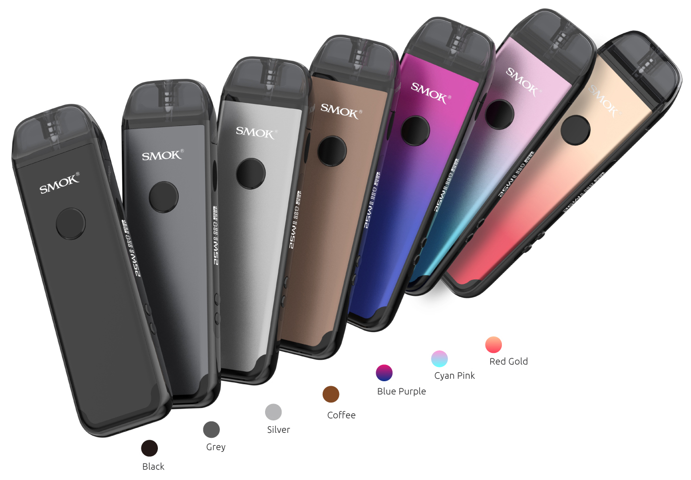 SMOK ACRO pod mod tasarımı ve renk seçenekleri