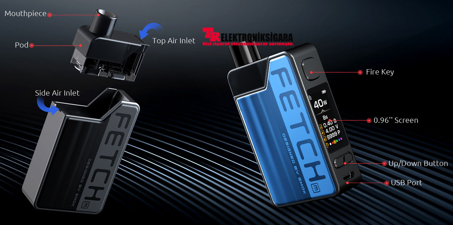 Smok Fetch Mini 40w Pod Mod Elektronik Sigara