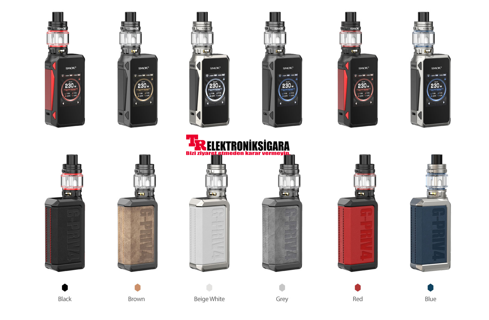 SMOK G-Priv 4 Kit renk seçenekleri