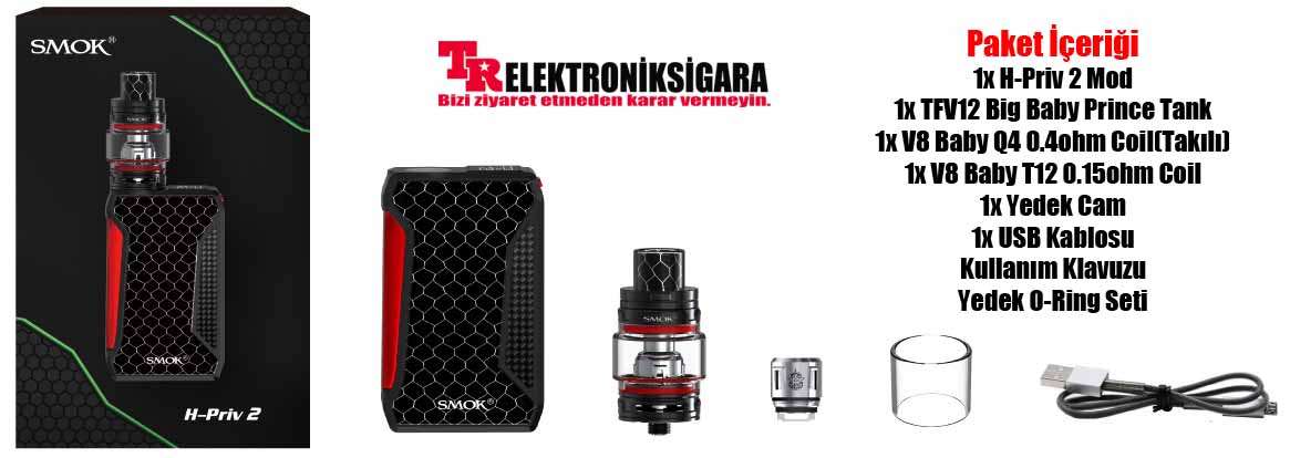 Smok H-Priv 2 Kit TFV12 Big Baby Prince Tank