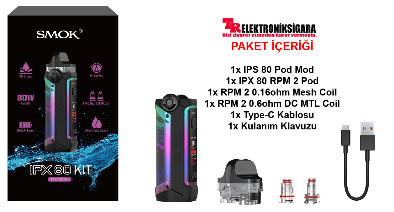 SMOK IPX 80 Pod Mod tasarımı