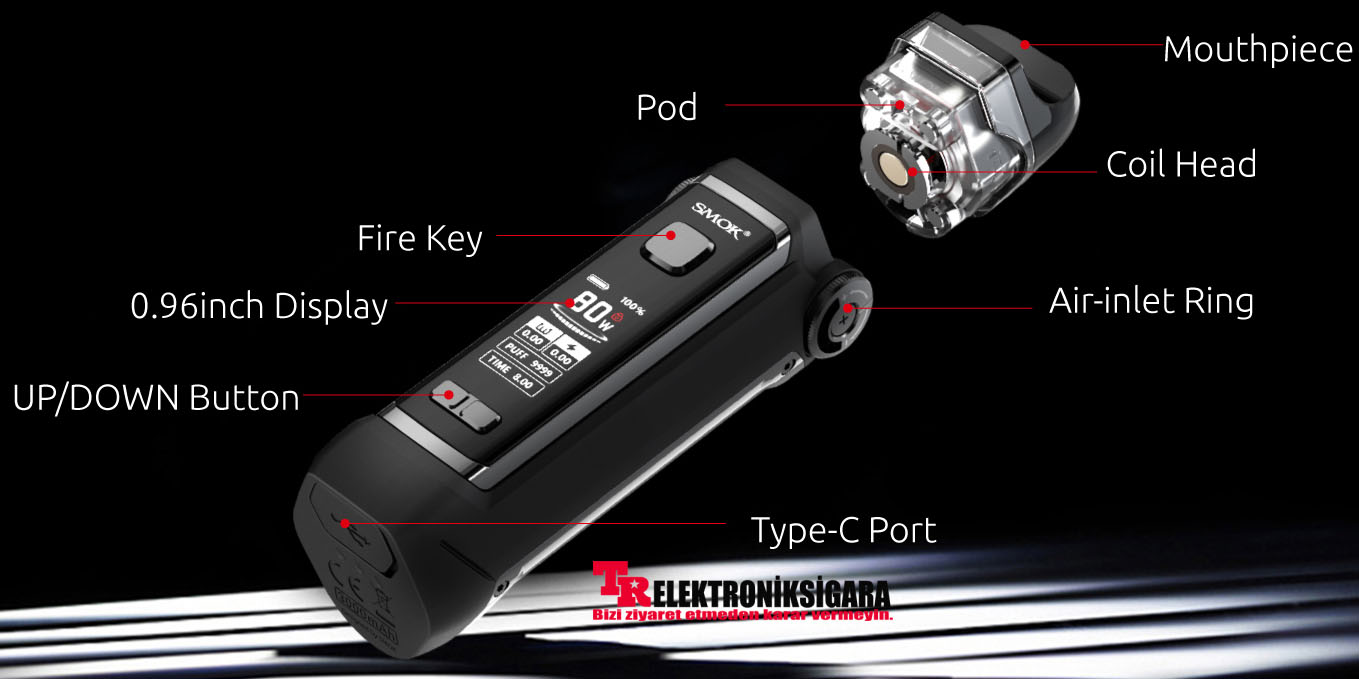SMOK IPX 80 RPM 2 pod ve coil sistemi