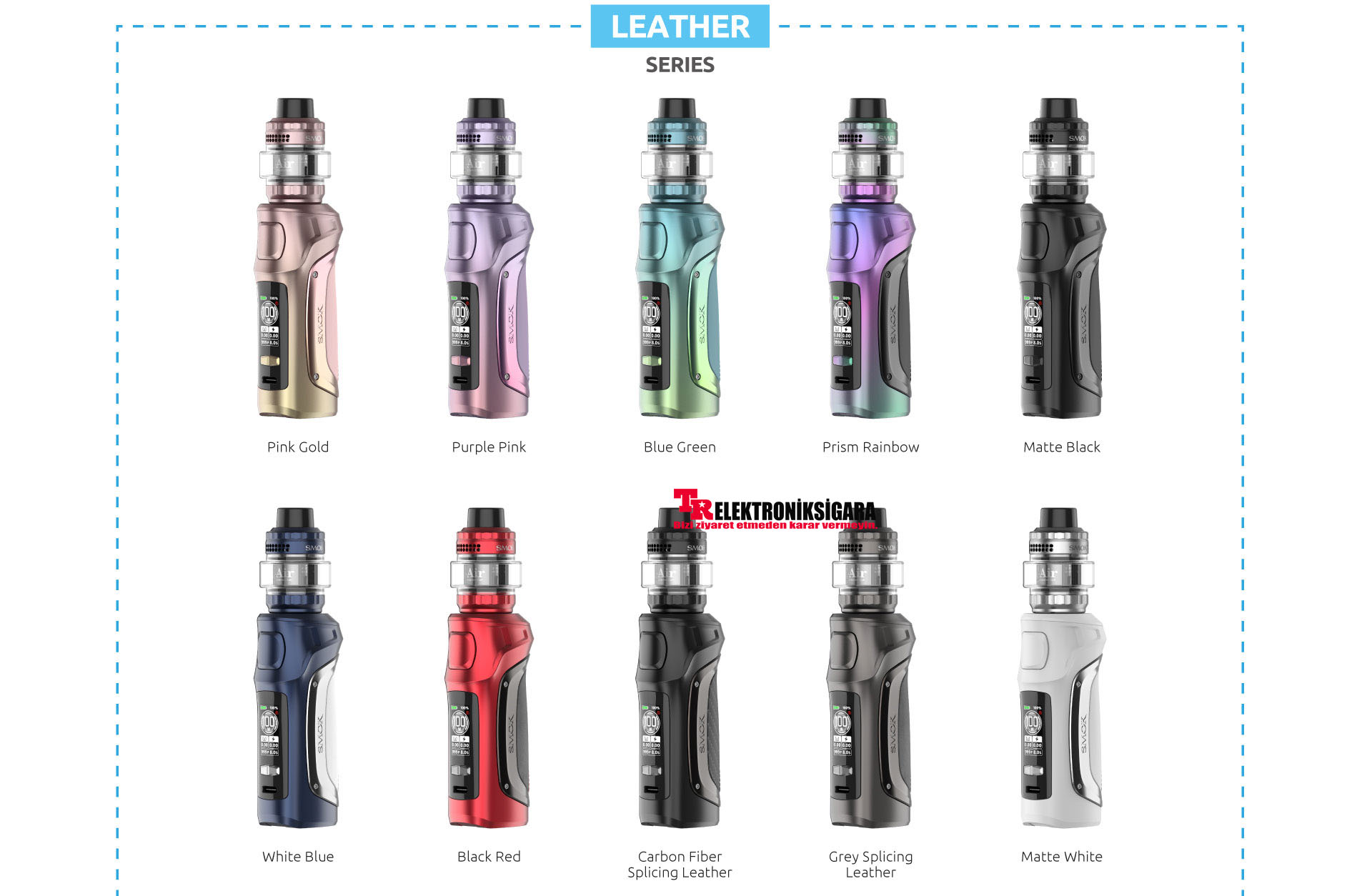 SMOK Mag Solo Kit renk seçenekleri