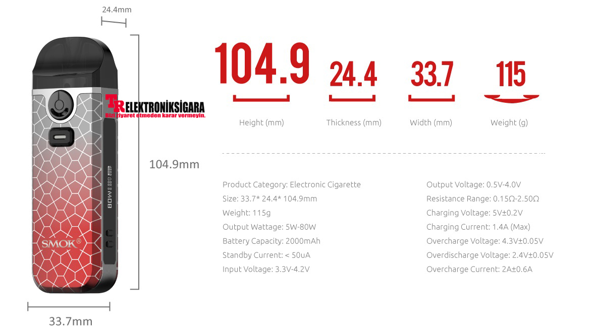 SMOK Nord 4 coil ve kartuş uyumluluğu
