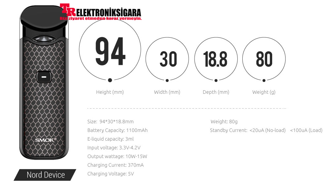 Smok Nord Pod Mod Elektronik Sigara
