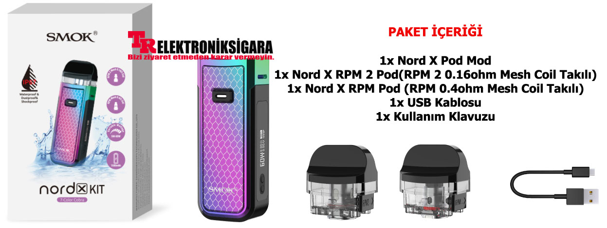 Smok Nord X 60W Pod Mod Elektronik Sigara