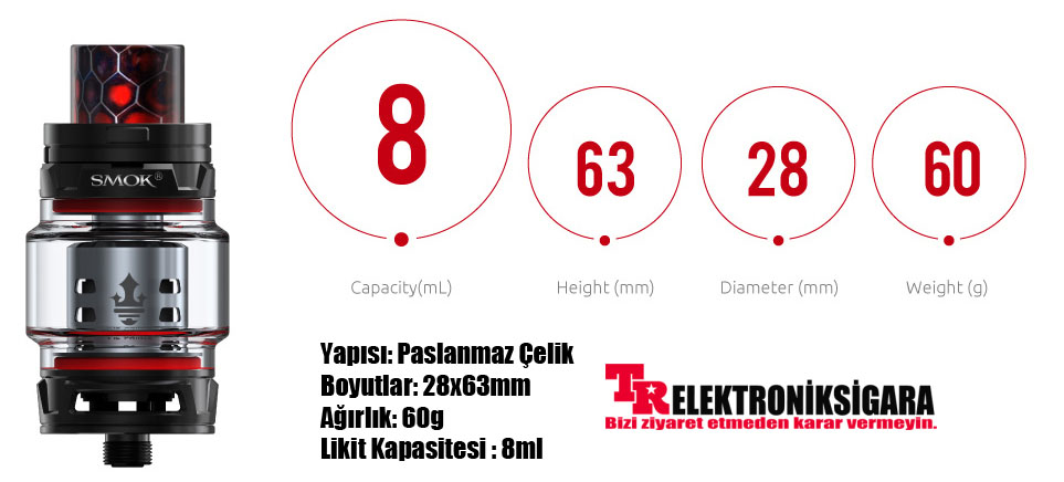 Smok TFV12 Prince Atomizer 8ML