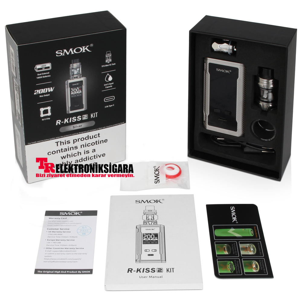 SMOK R-Kiss 2 Kit ve TFV18 Mini Tank özellikleri