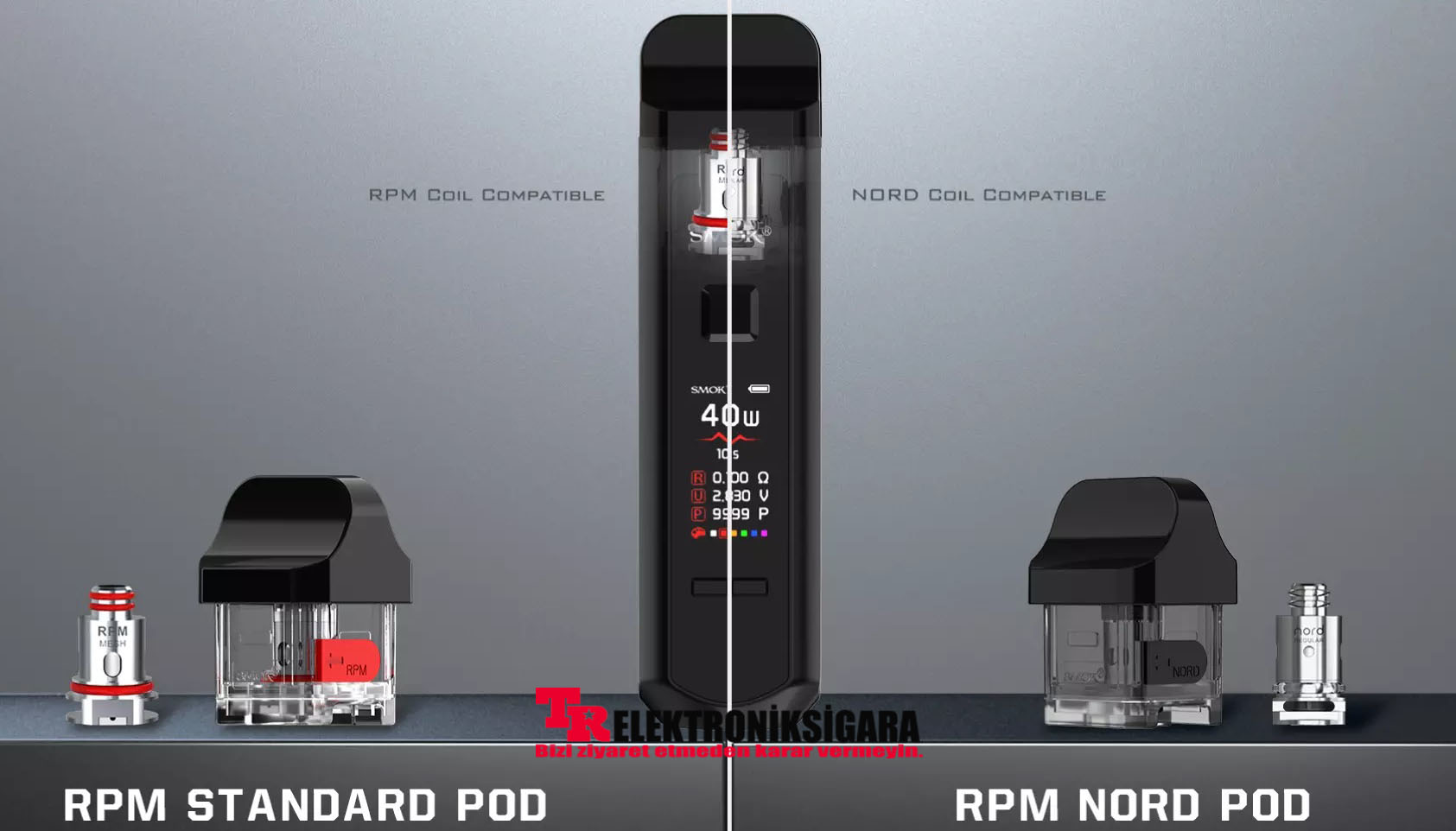 SMOK RPM40 teknik özellikleri ve batarya kapasitesi