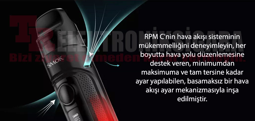 SMOK RPM C Pod Kit 50W Elektronik Sigara 1650mAh
