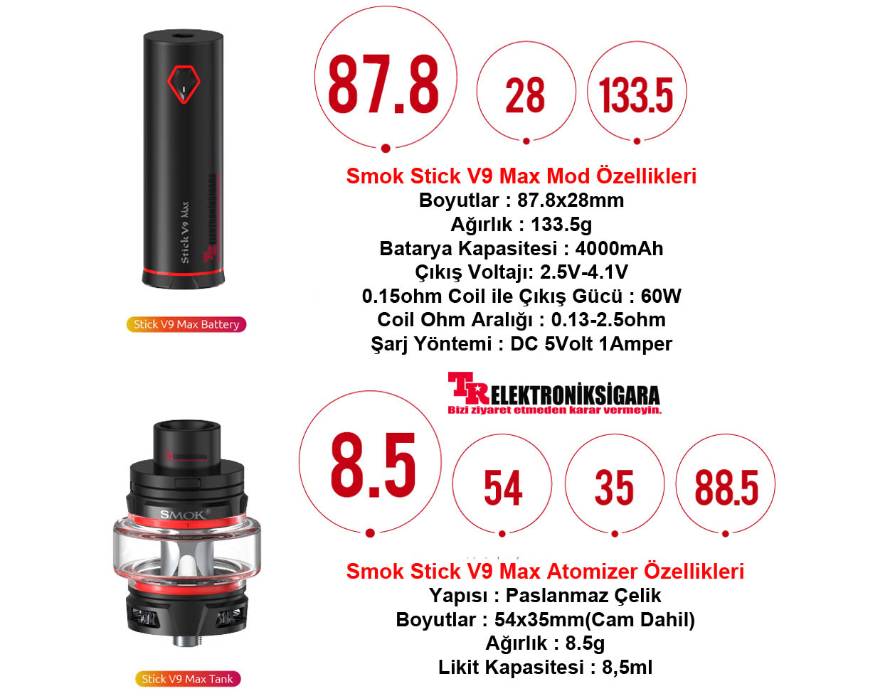 SMOK Stick V9 Max Kit 4000mAh