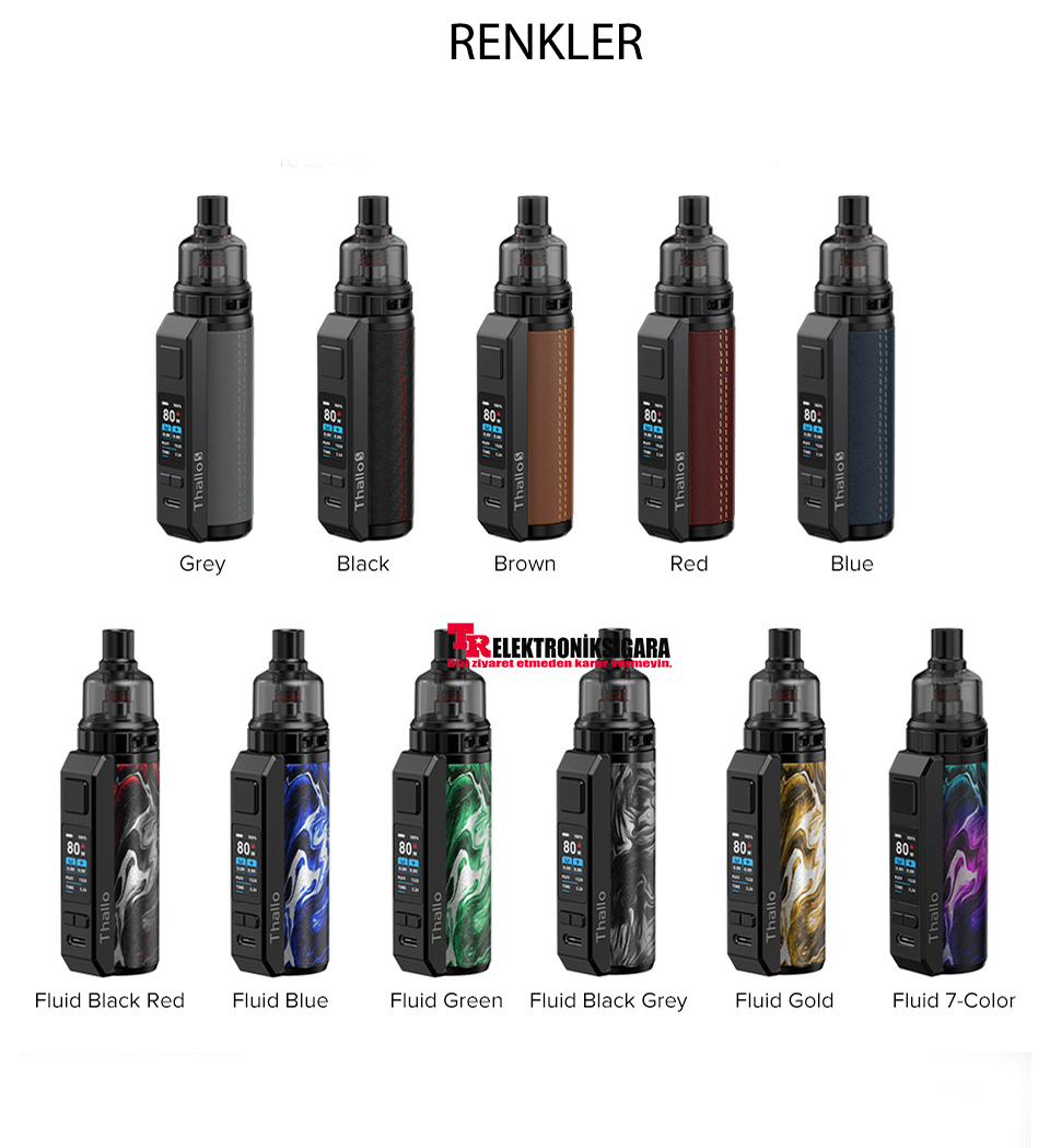 SMOK Thallo 80W Kit Pod Mod Elektronik Sigara