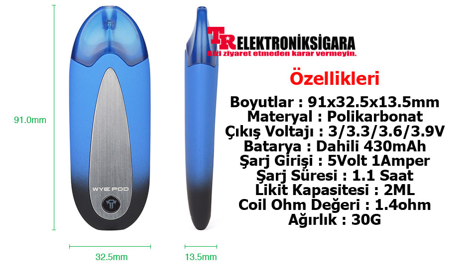 Tesla WYE Pod Mod Elektronik Sigara