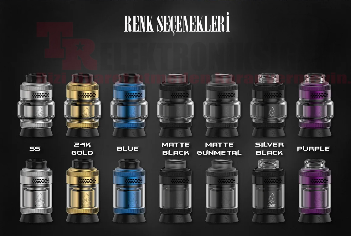 ThunderCloud Blaze SOLO2 RTA renk seçenekleri