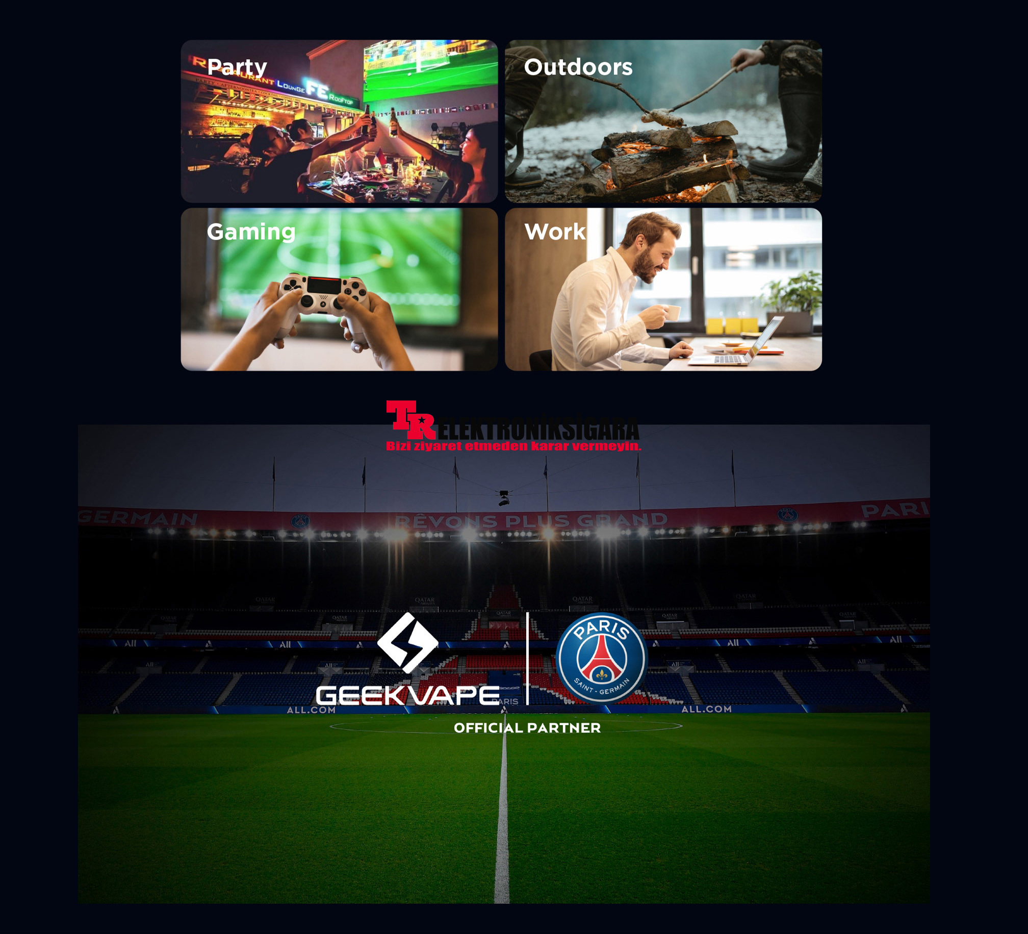 Geekvape ve Paris Saint-Germain resmi ortaklığını duyurdu