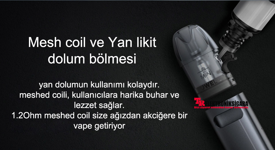 Uwell Caliburn A2S yan likit dolum sistemi