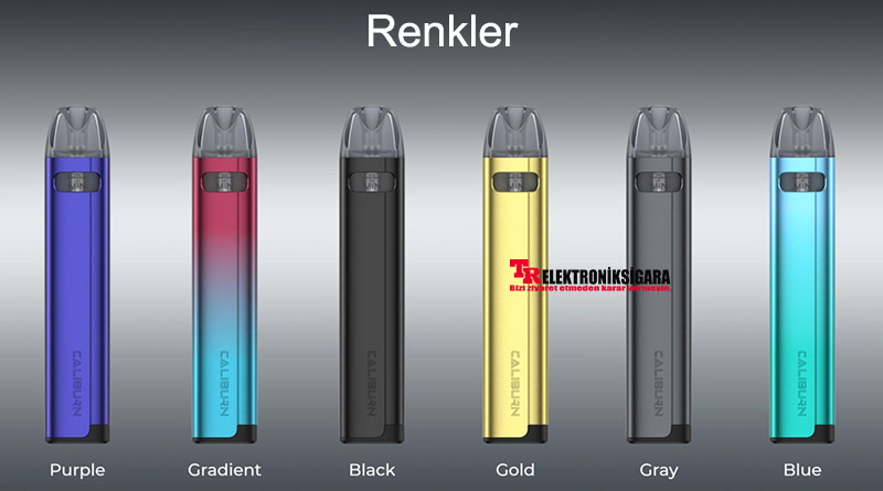 Uwell Caliburn A2S renk seçenekleri