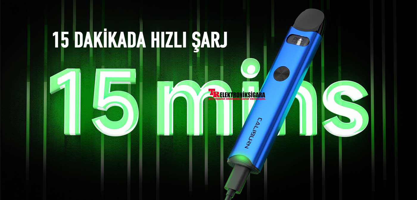 Uwell Caliburn A3 Type-C hızlı şarj