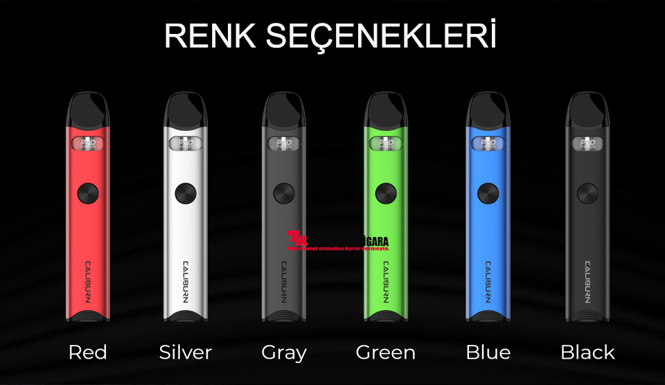 Uwell Caliburn A3 renk seçenekleri